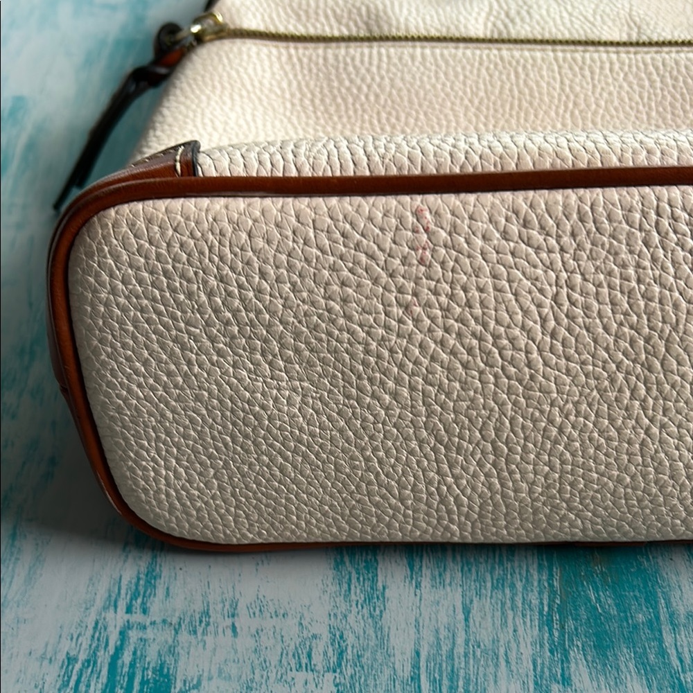 Dooney & Bourke Blush Pink and Brown Crossbody Bag - Picture 3 of 12